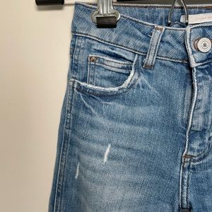 Zara Ripped Flared Jean - Size 0